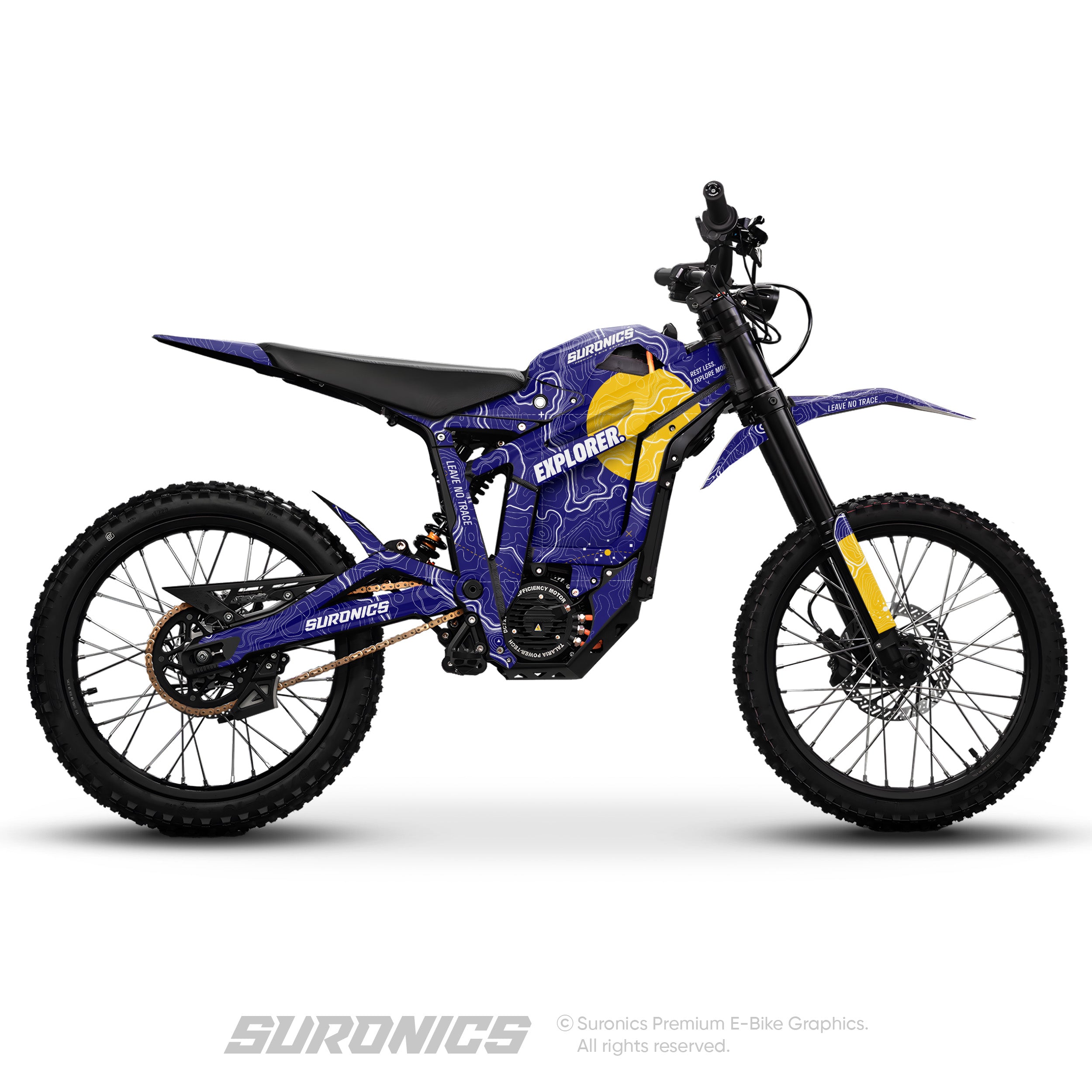 EXPLORER NAVY YELLOW Talaria Sting MX5 PRO Graphics kit