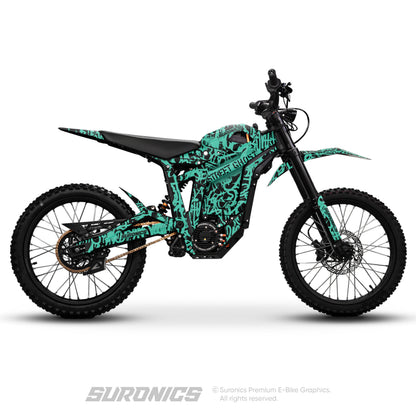 STREET GHOST BLACK MINT Talaria Sting MX5 PRO Graphics kit