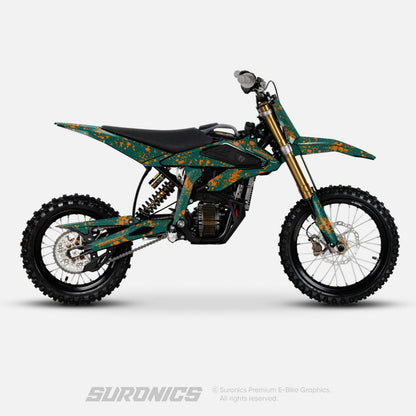 SPLATTER AVENTUR ORANGE Surron Hyper Bee Graphics kit