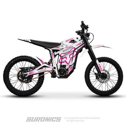 FOX RACER WHITE MAGENTA Talaria Sting MX5 PRO Graphics kit