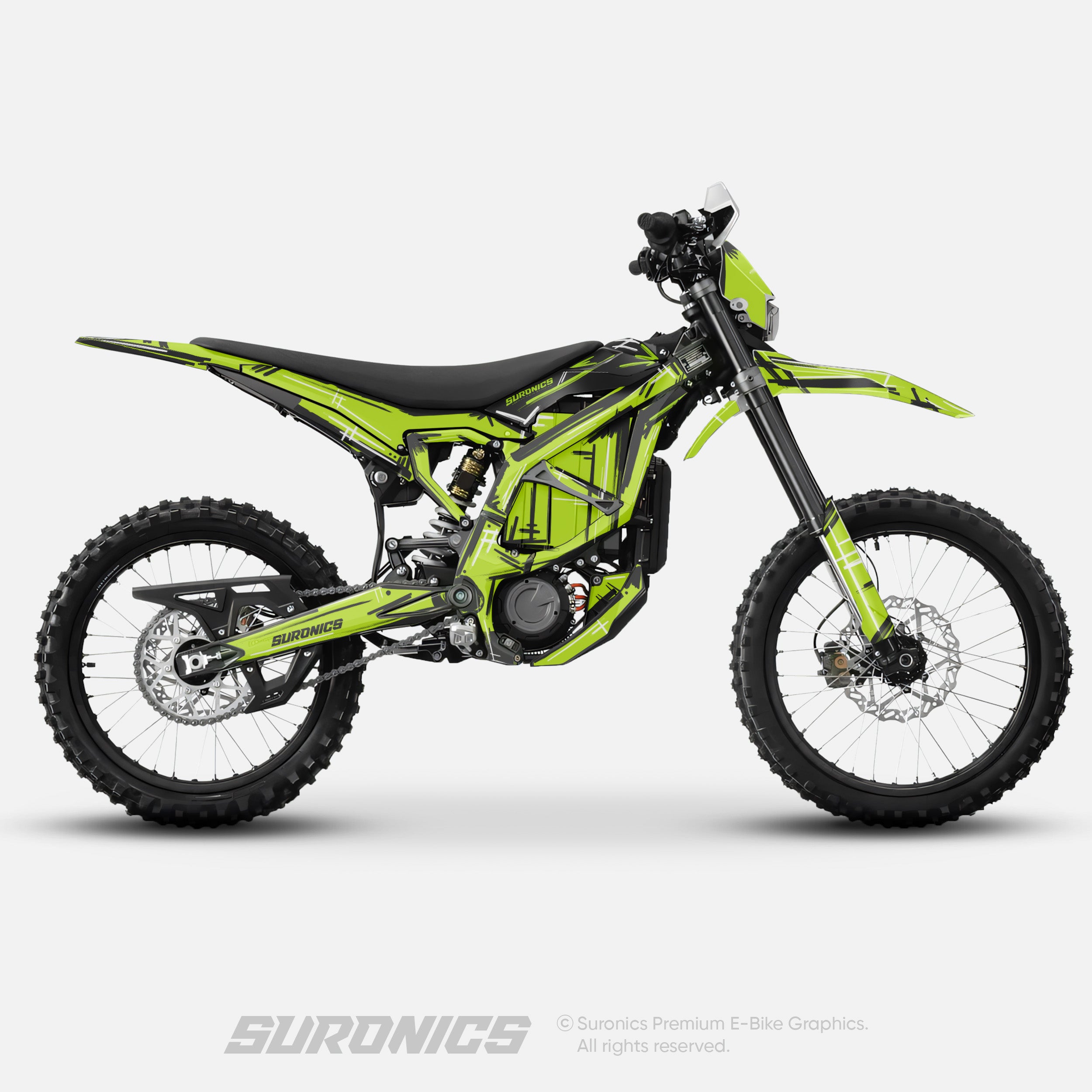 MARKER GREEN Surron Ultra Bee Graphics kit