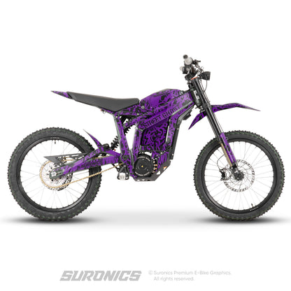 STREET GHOST BLACK PURPLE Talaria Sting MX3 MX4 Graphics kit