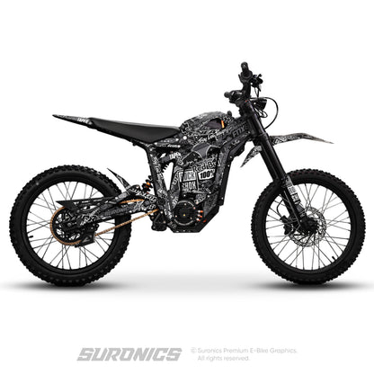 STICKY BLACK GREY Talaria Sting MX5 PRO Graphics kit