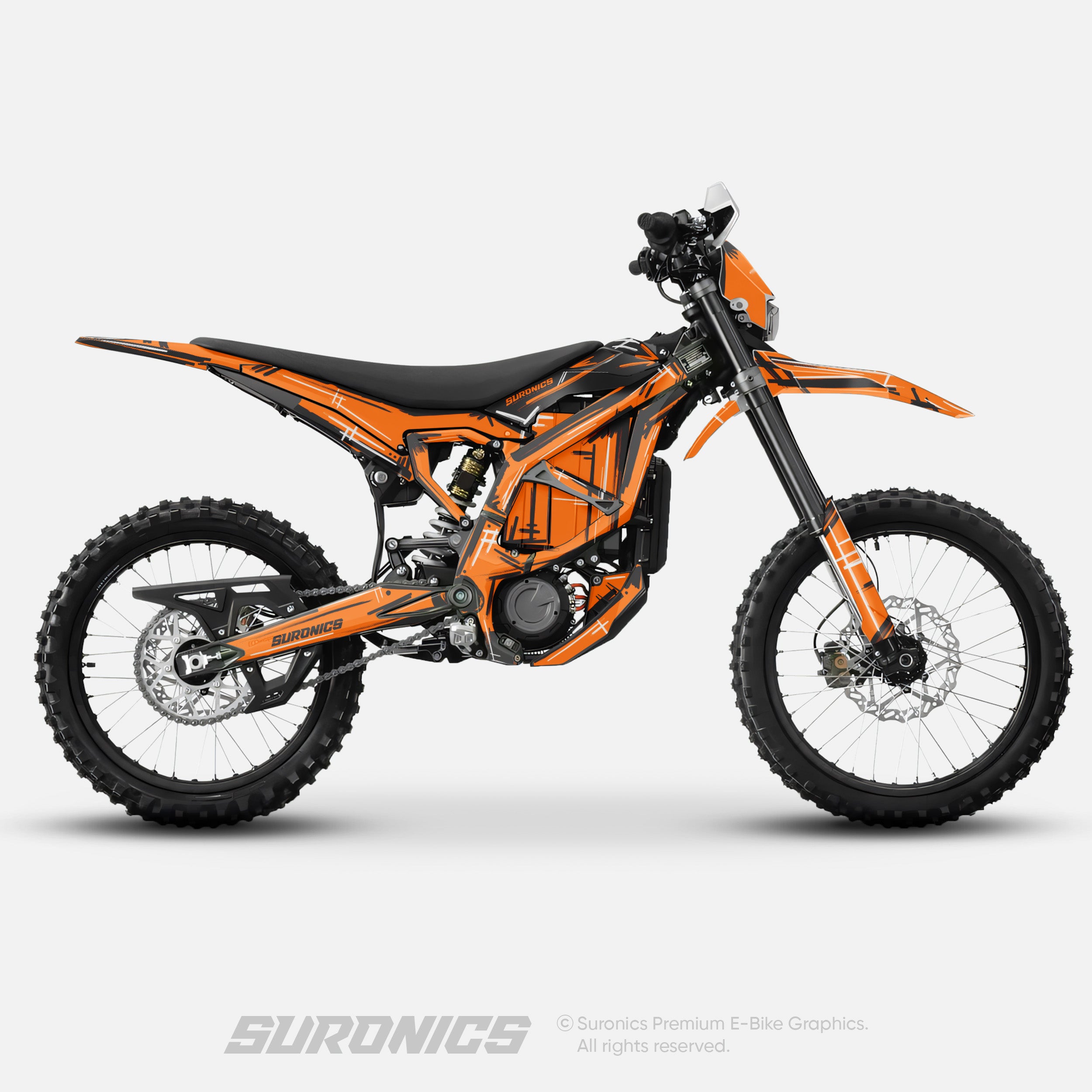MARKER ORANGE Surron Ultra Bee Graphics kit
