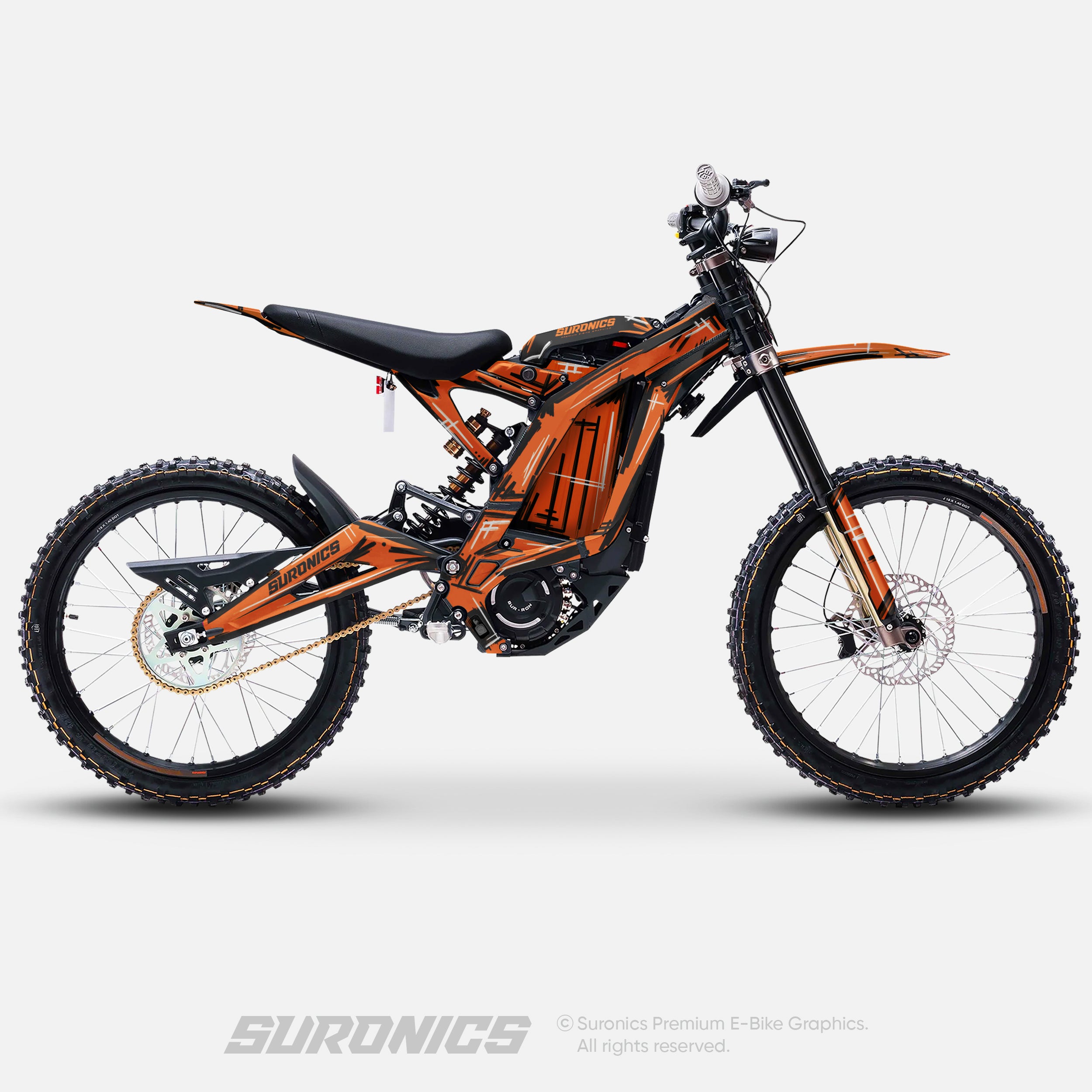 MARKER ORANGE Surron Light Bee Graphics kit