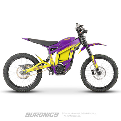 HALF PURPLE YELLOW Talaria Sting MX3 MX4 Graphics kit