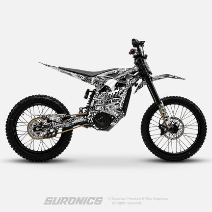 STICKY BLACK WHITE Arctic Leopard XE Graphics kit