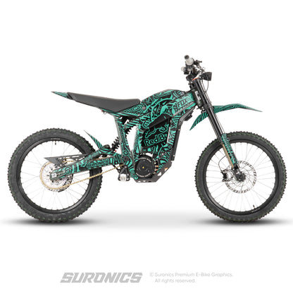 RACE ART BLACK MINT Talaria Sting MX3 MX4 Graphics kit