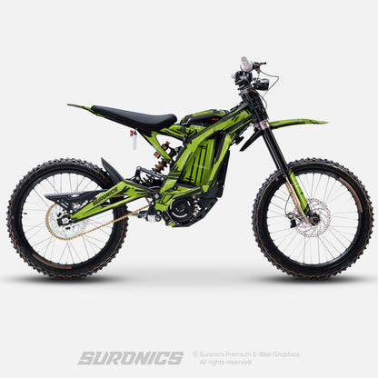 MARKER GREEN Surron Light Bee Graphics kit