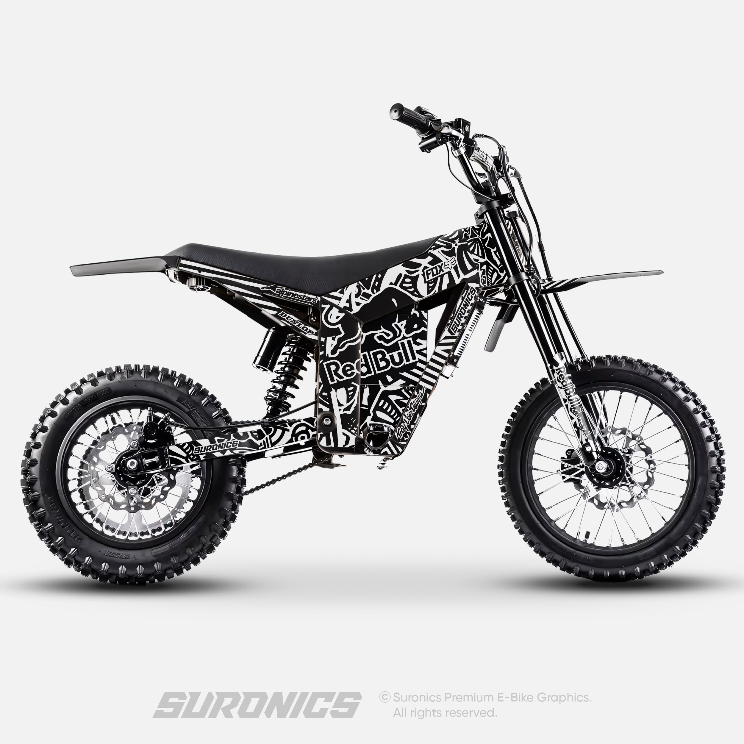 RACE ART BLACK WHITE Tuttio Soleil 01 Graphics kit