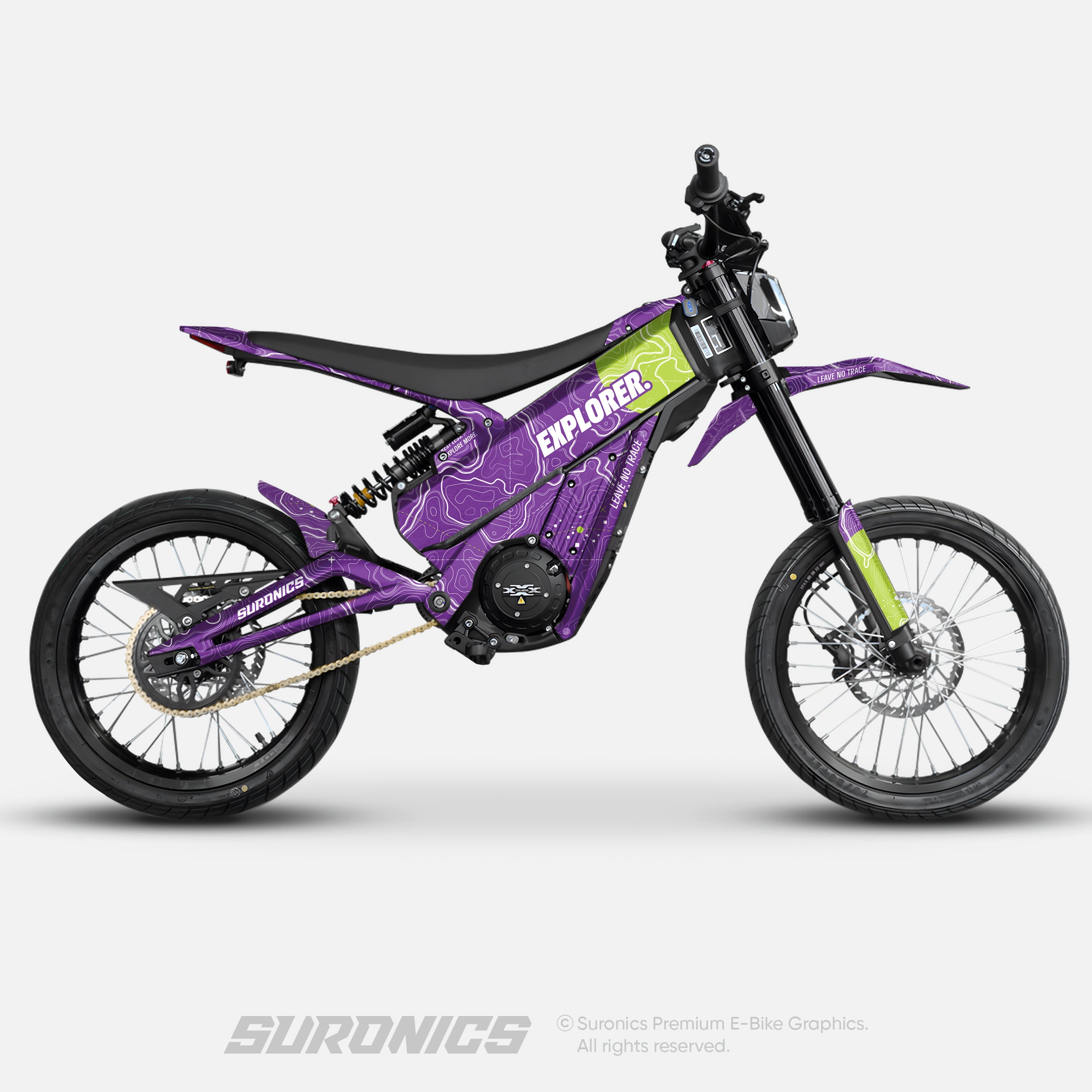 EXPLORER PURPLE GREEN Talaria XXX Graphics kit
