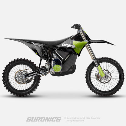 EXPLORER BLACK GREEN Stark Varg Graphics kit
