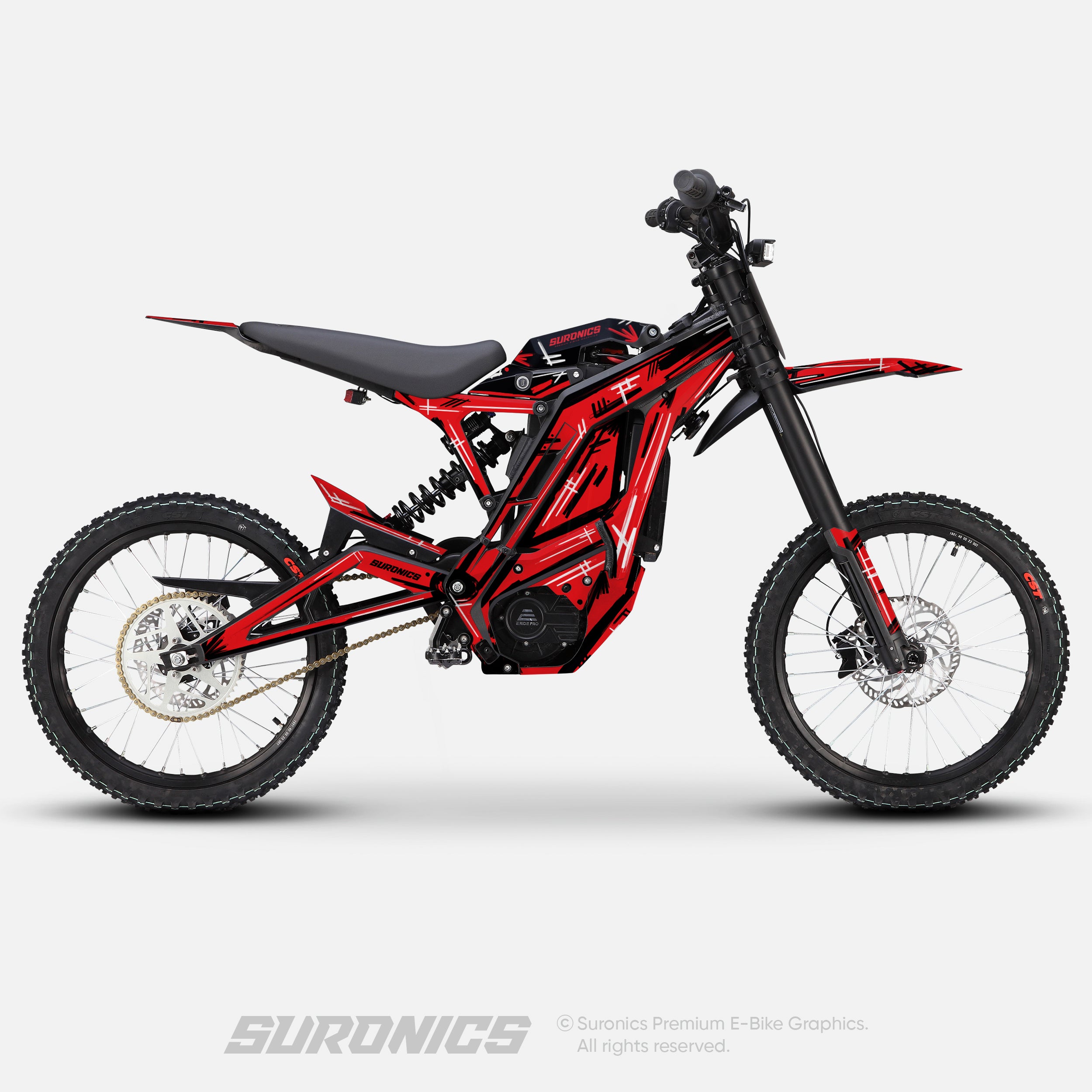 MARKER RED Eride Pro SS SR Graphics kit
