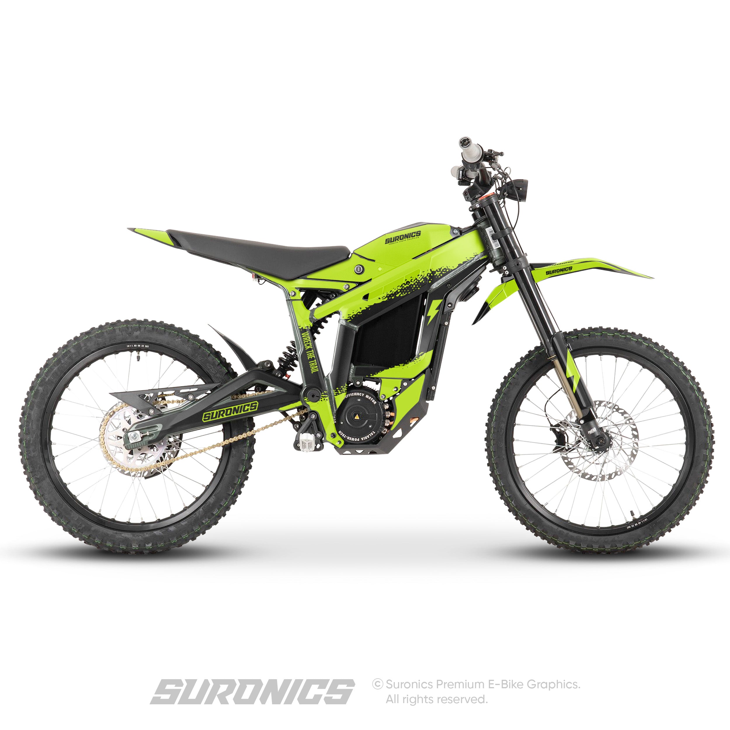 HALF GREEN BLACK Talaria Sting MX3 MX4 Graphics kit