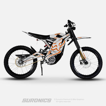 FOX RACER WHITE ORANGE 79Bike Falcon PRO / GT / M Graphics kit