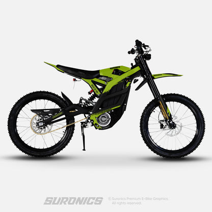 HALF GREEN BLACK 79Bike Falcon PRO / GT / M Graphics kit