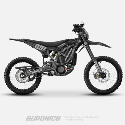 FUTURACE GREY BLACK Surron Ultra Bee Graphics kit