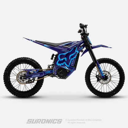 FOX RACER NAVY CYAN Arctic Leopard XE Graphics kit