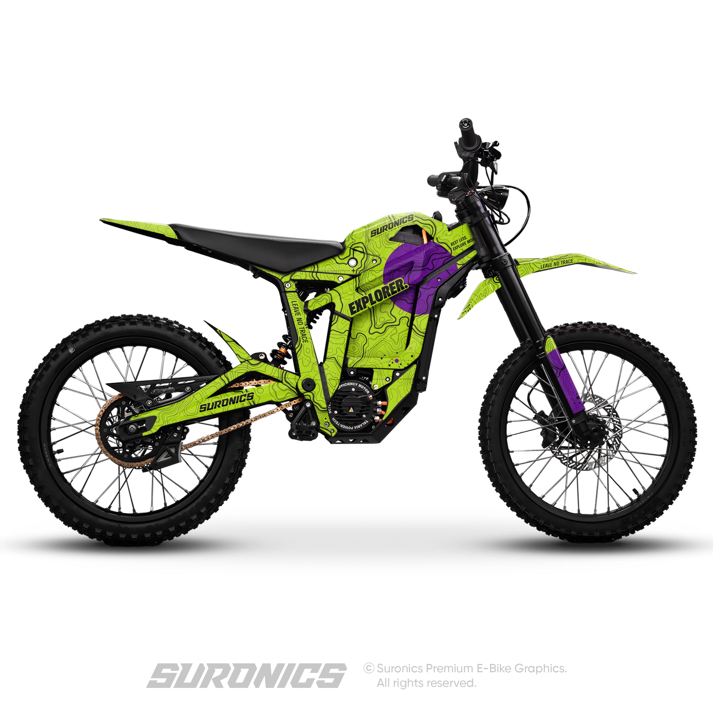 EXPLORER GREEN PURPLE Talaria Sting MX5 PRO Graphics kit