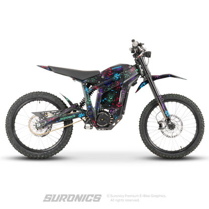 SPLATTER MULTICOLOR Talaria Sting MX3 MX4 Graphics kit