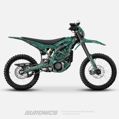 RACE ART BLACK MINT Surron Ultra Bee Graphics kit