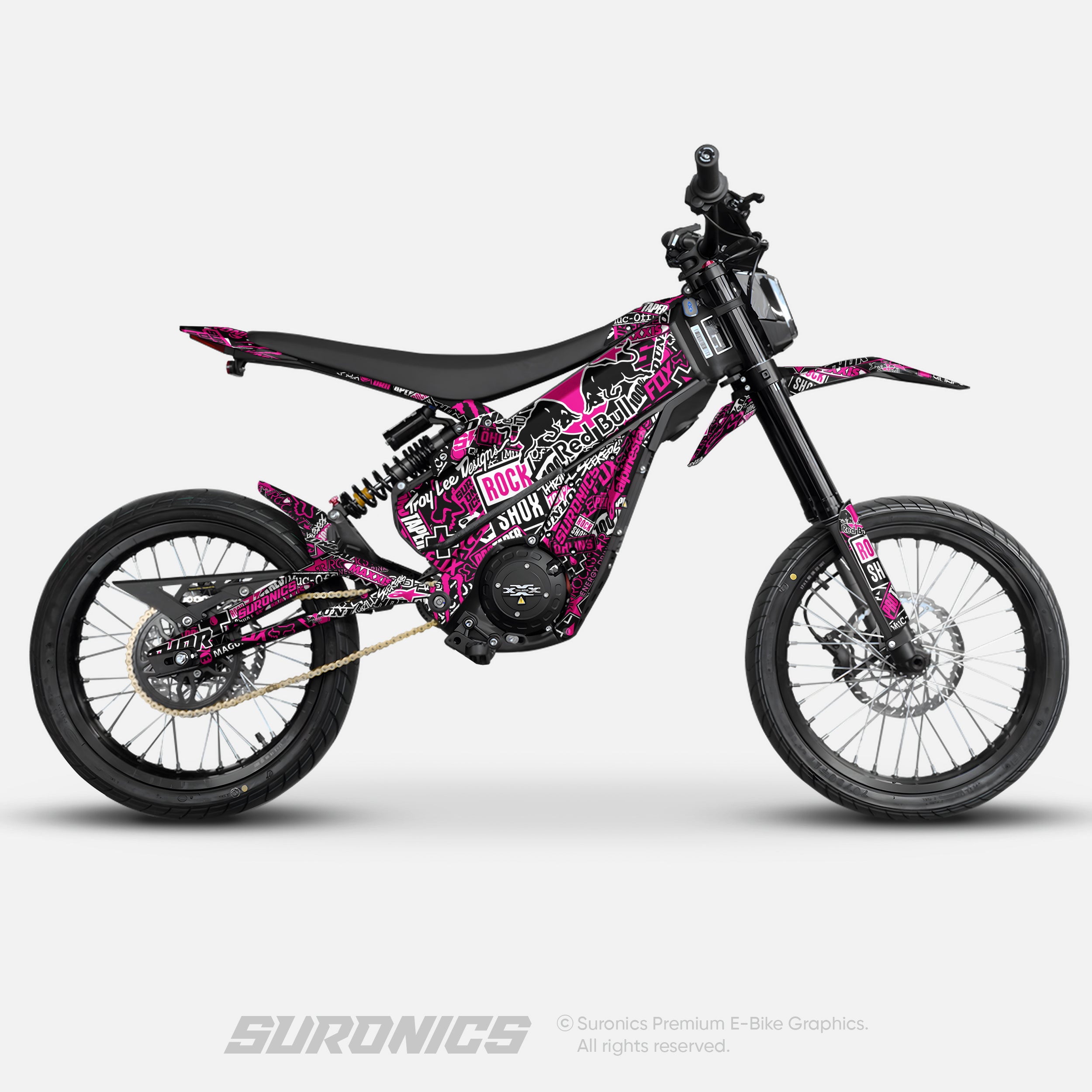 STICKY BLACK MAGENTA Talaria XXX Graphics kit