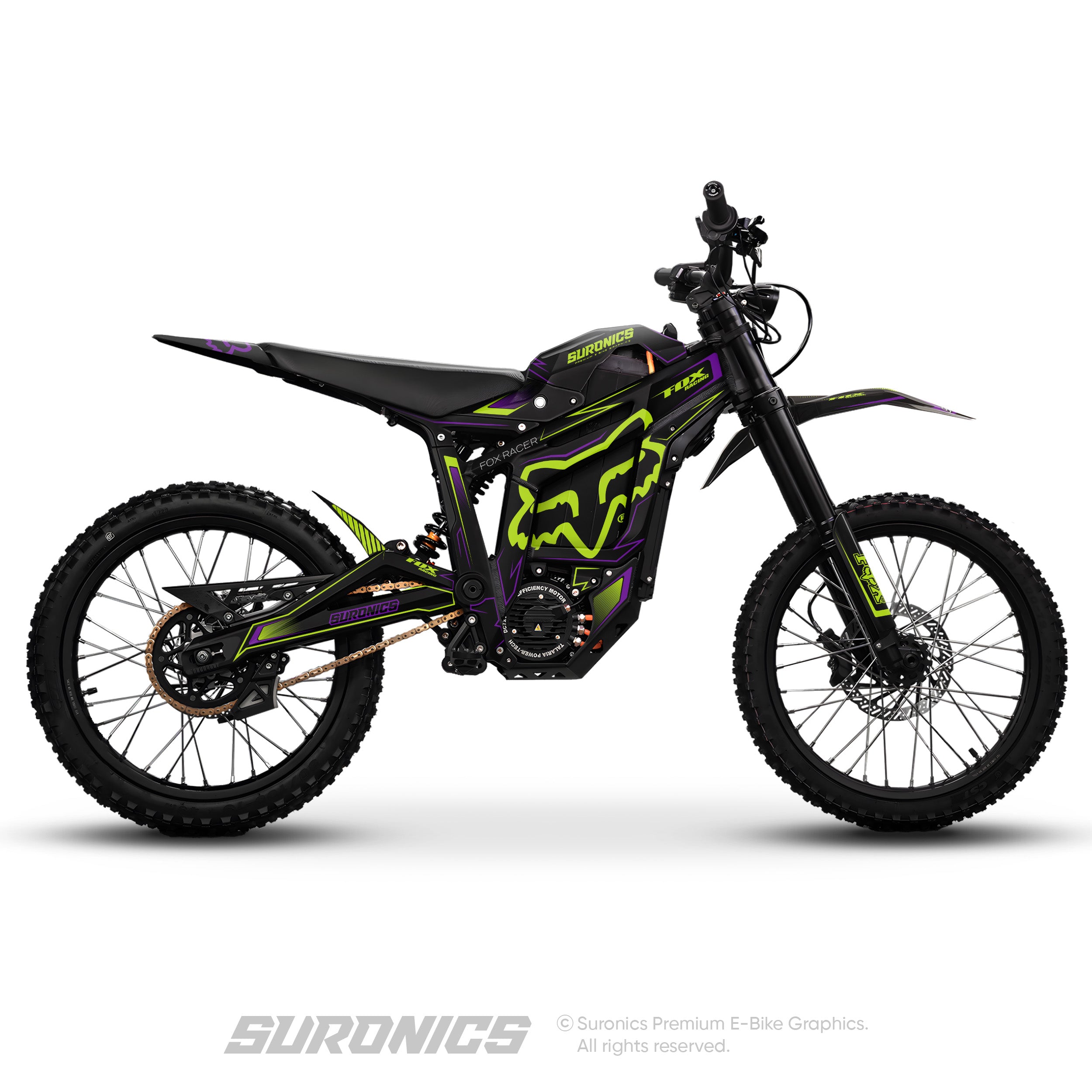 FOX RACER BLACK GREEN Talaria Sting MX5 PRO Graphics kit