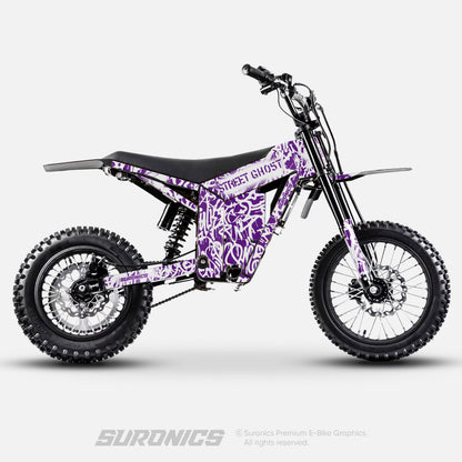 STREET GHOST PURPLE WHITE Tuttio Soleil 01 Graphics kit