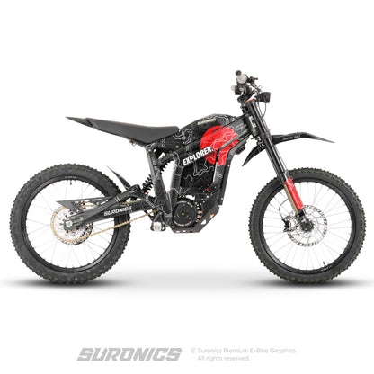 EXPLORER BLACK RED Talaria Sting MX3 MX4 Graphics kit