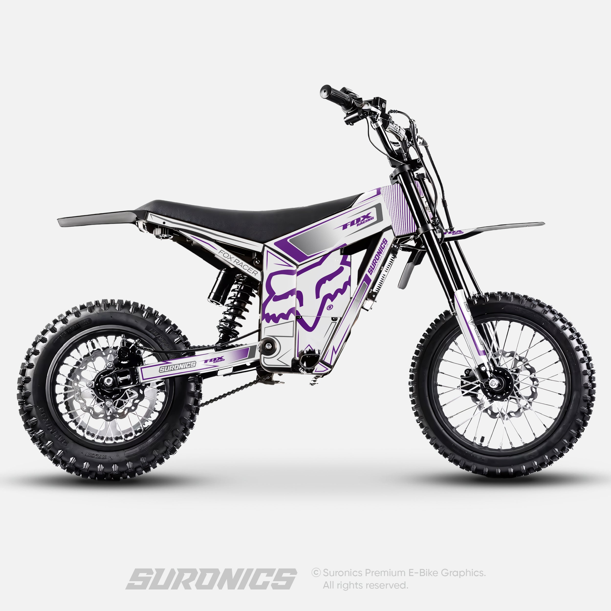 FOX RACER WHITE PURPLE Tuttio Soleil 01 Graphics kit