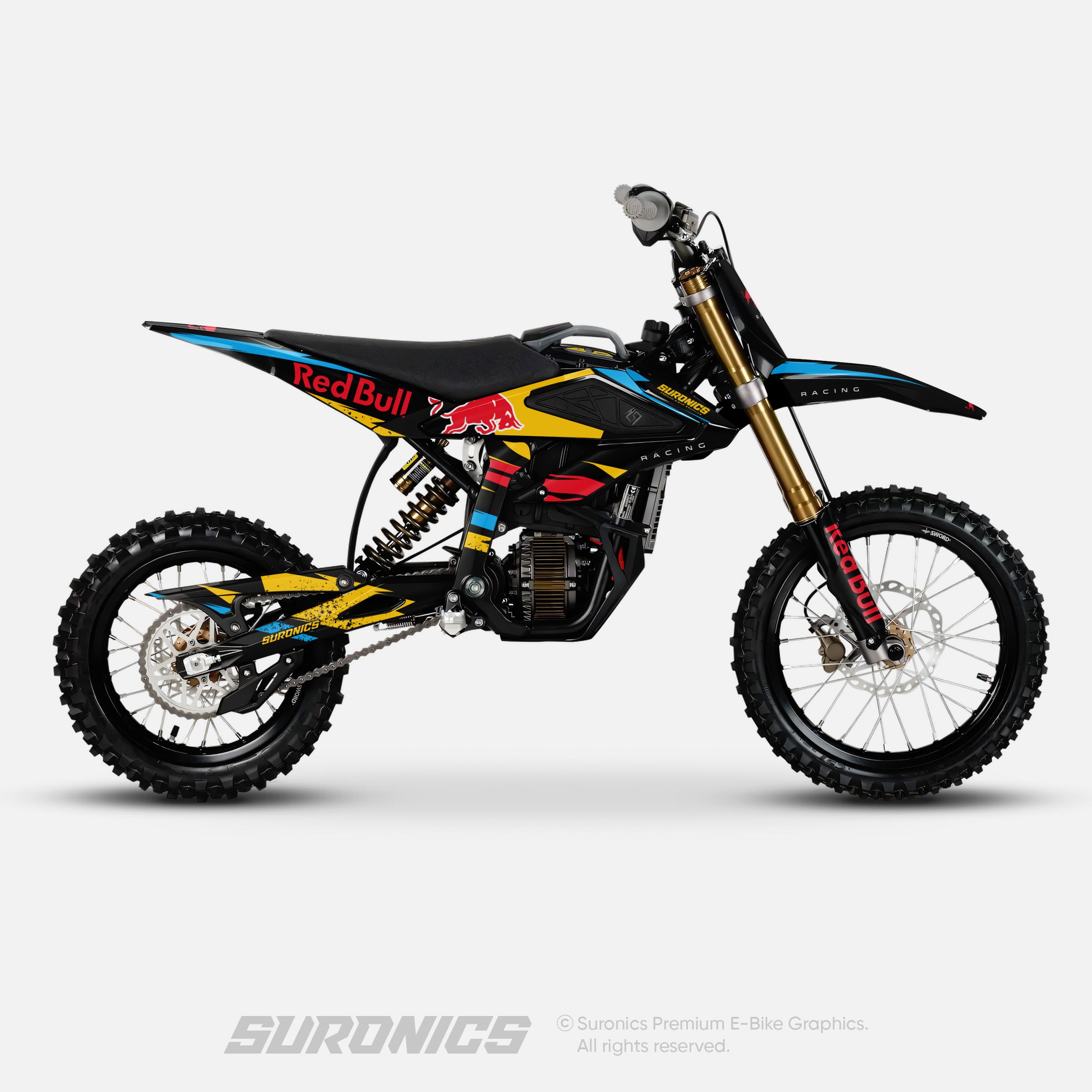 ORIGINAL BULL BLACK Surron Hyper Bee Graphics kit