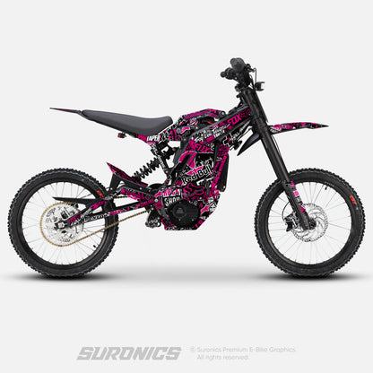 STICKY BLACK MAGENTA Eride Pro SS SR Graphics kit