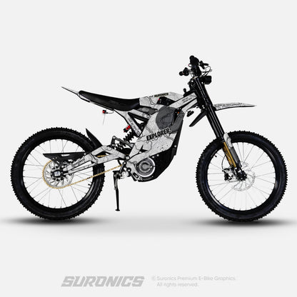 EXPLORER WHITE GREY 79Bike Falcon PRO / GT / M Graphics kit