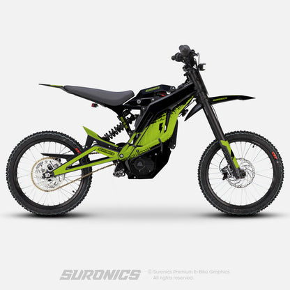 HALF BLACK GREEN E-Ride Pro SS SR Graphics kit