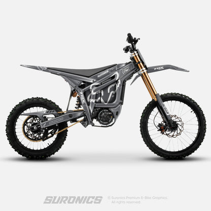 FOX RACER GREY WHITE Talaria Komodo Graphics kit