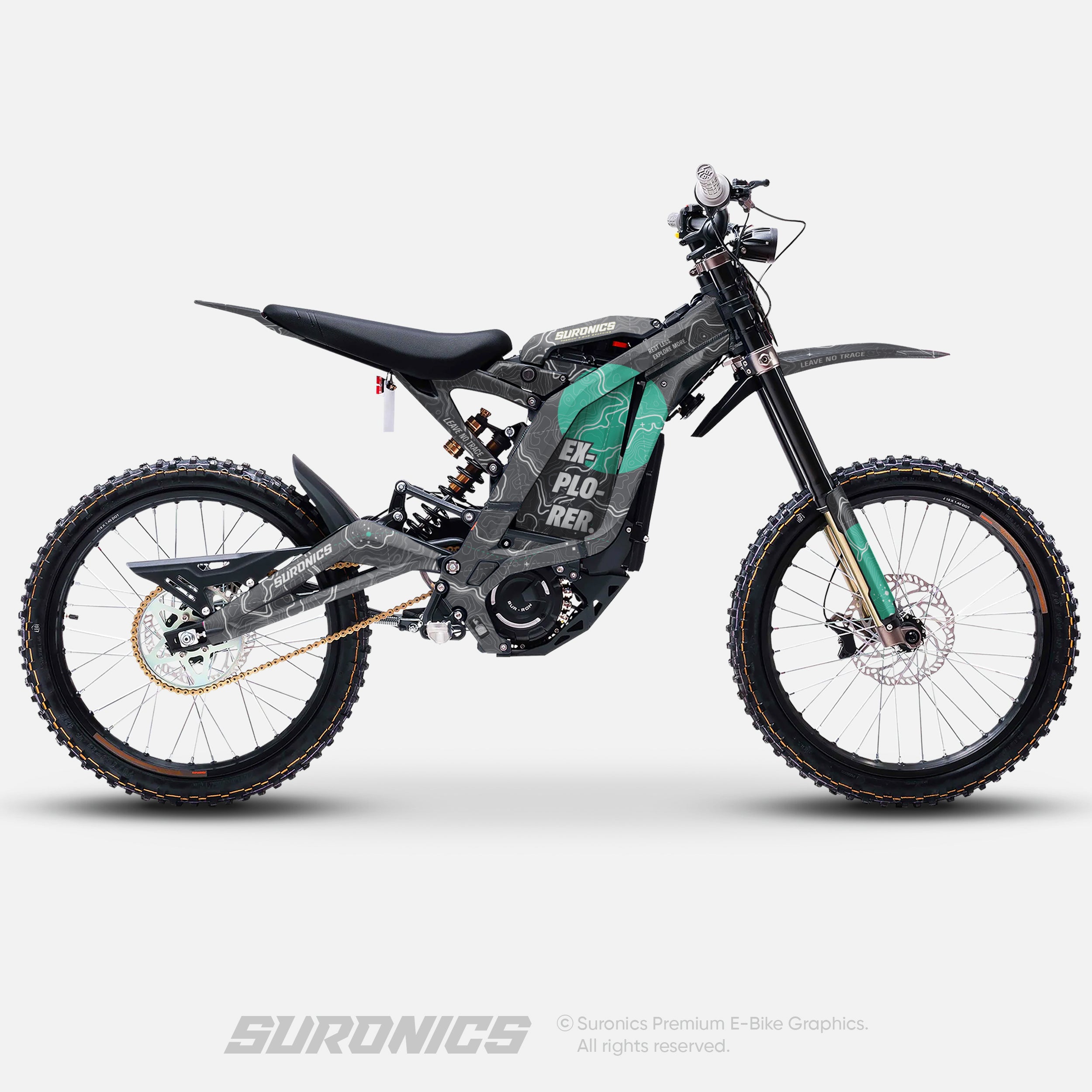 EXPLORER GREY MINT - Surron Light Bee Graphics kit