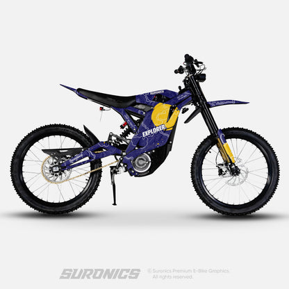 EXPLORER NAVY YELLOW 79Bike Falcon PRO / GT / M Graphics kit