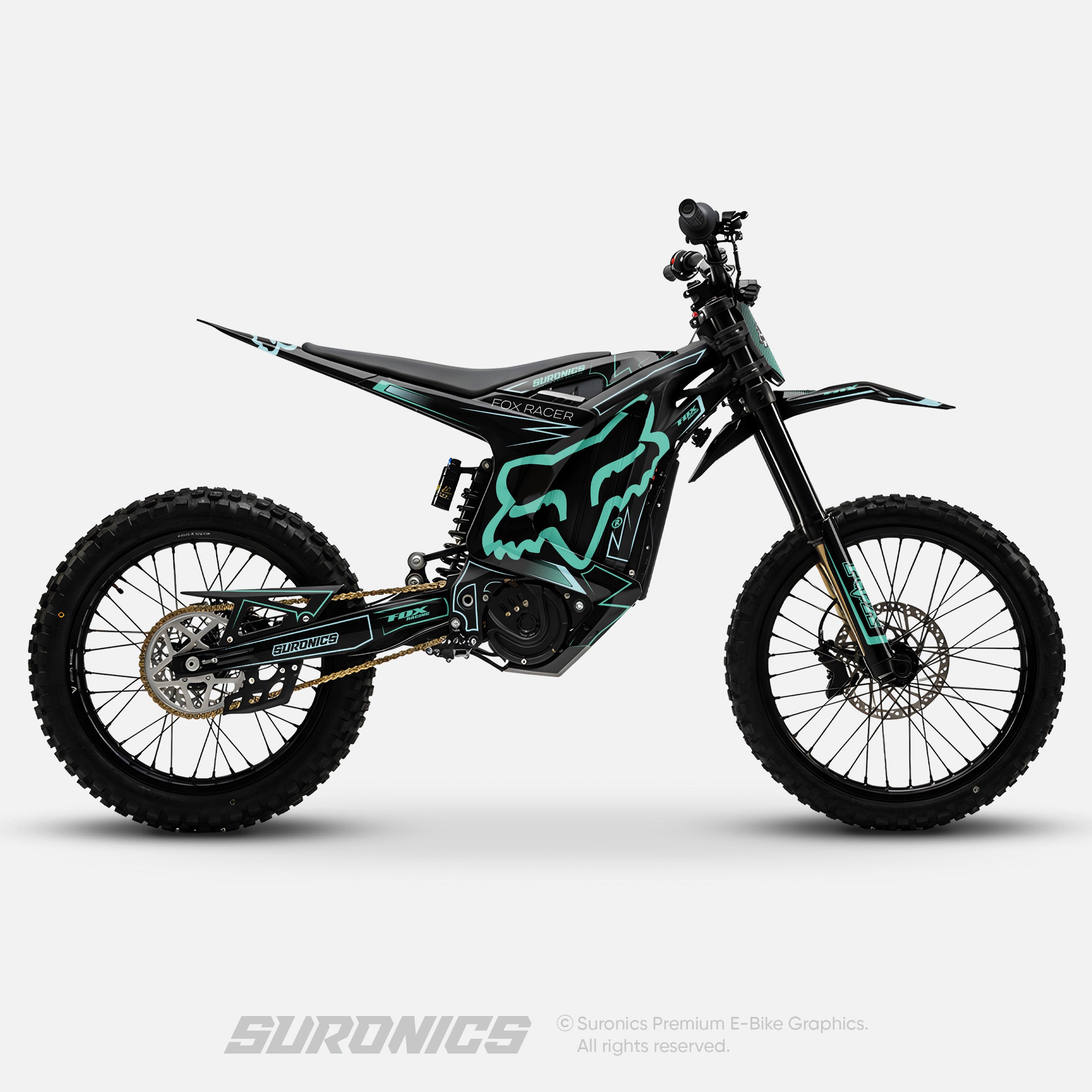 FOX RACER BLACK MINT Arctic Leopard XE Graphics kit