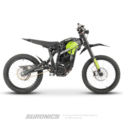 EXPLORER BLACK GREEN Talaria Sting MX3 MX4 Graphics kit