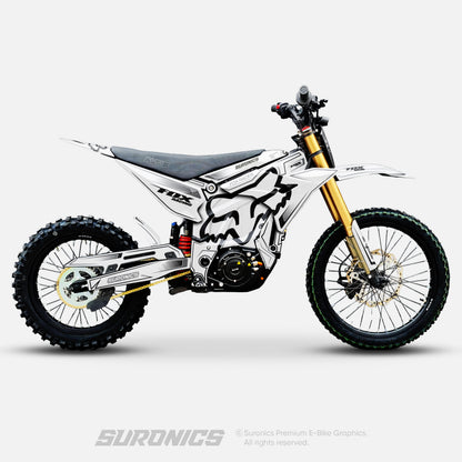 FOX RACER WHITE BLACK Altis Sigma Graphics kit