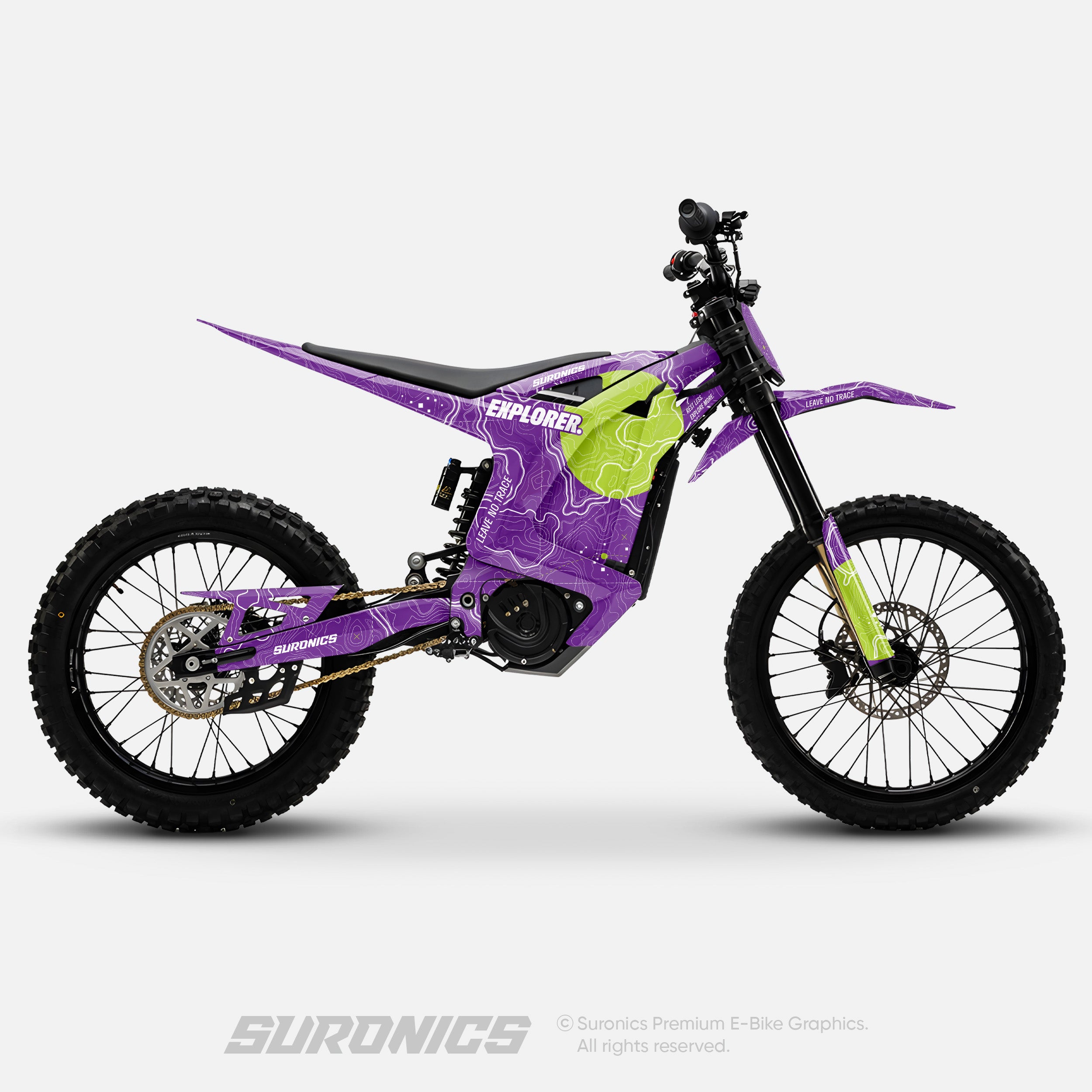 EXPLORER PURPLE GREEN Arctic Leopard XE Graphics kit
