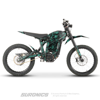 SPLATTER BLACK MINT Talaria Sting MX3 MX4 Graphics kit