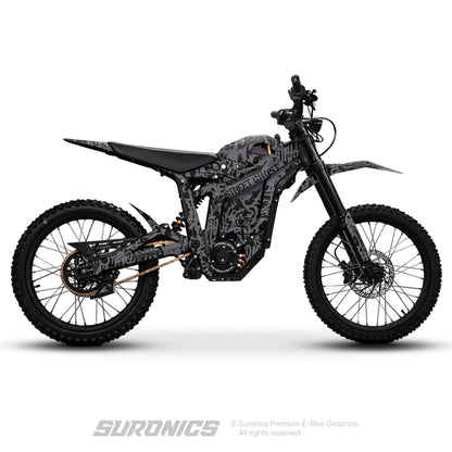 STREET GHOST BLACK GREY Talaria Sting MX5 PRO Graphics kit