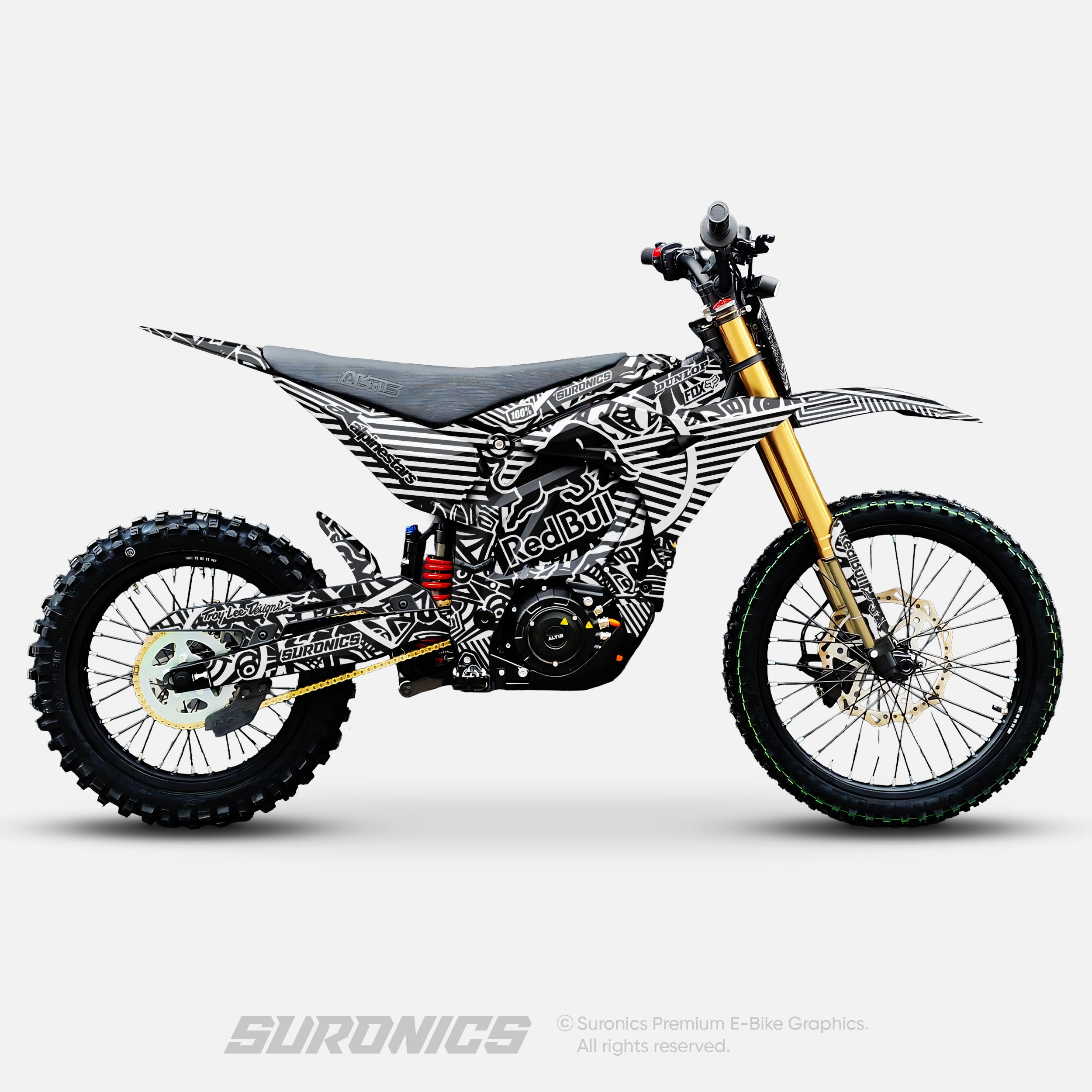 RACE ART BLACK WHITE Altis Sigma Graphics kit