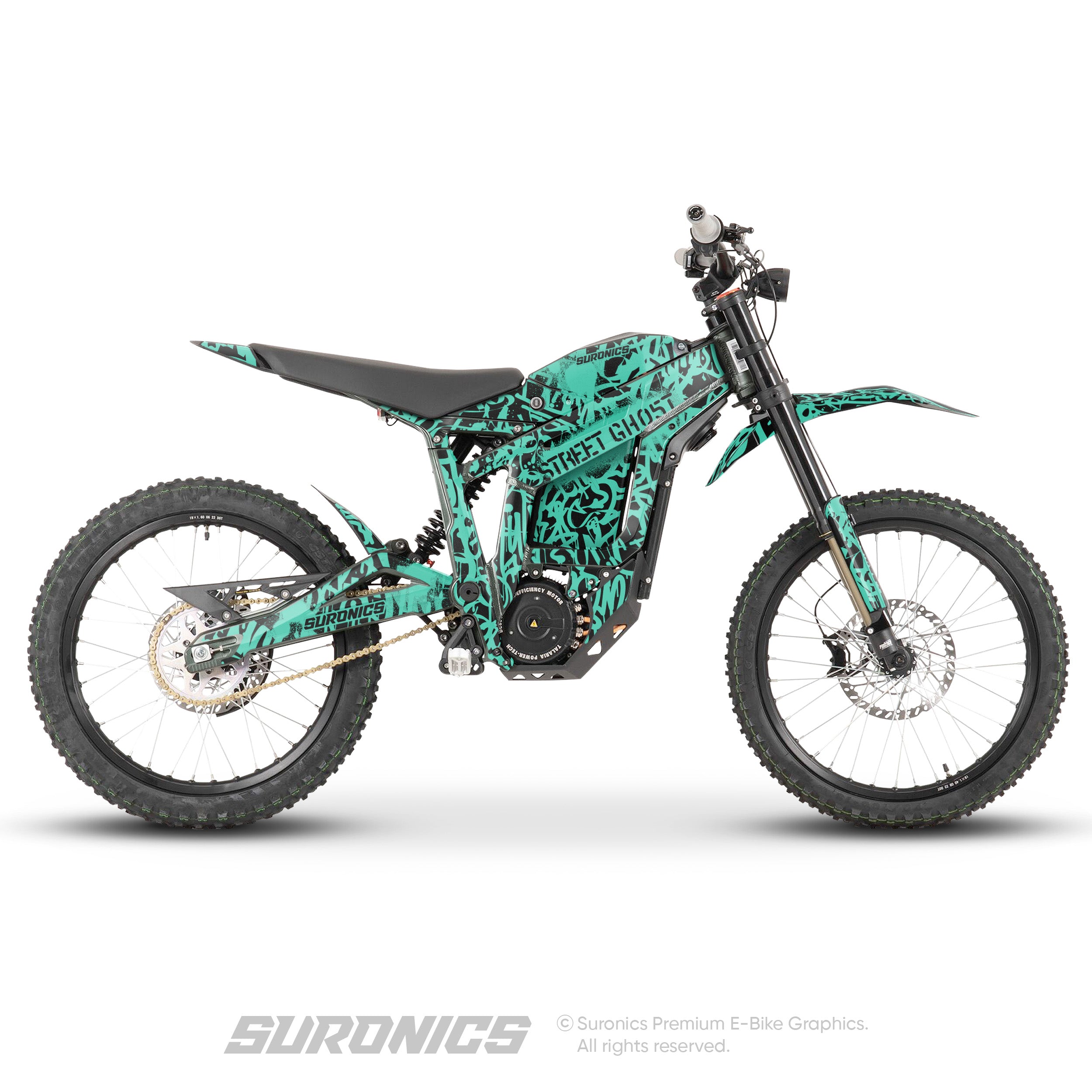 STREET GHOST BLACK MINT Talaria Sting MX3 MX4 Graphics kit