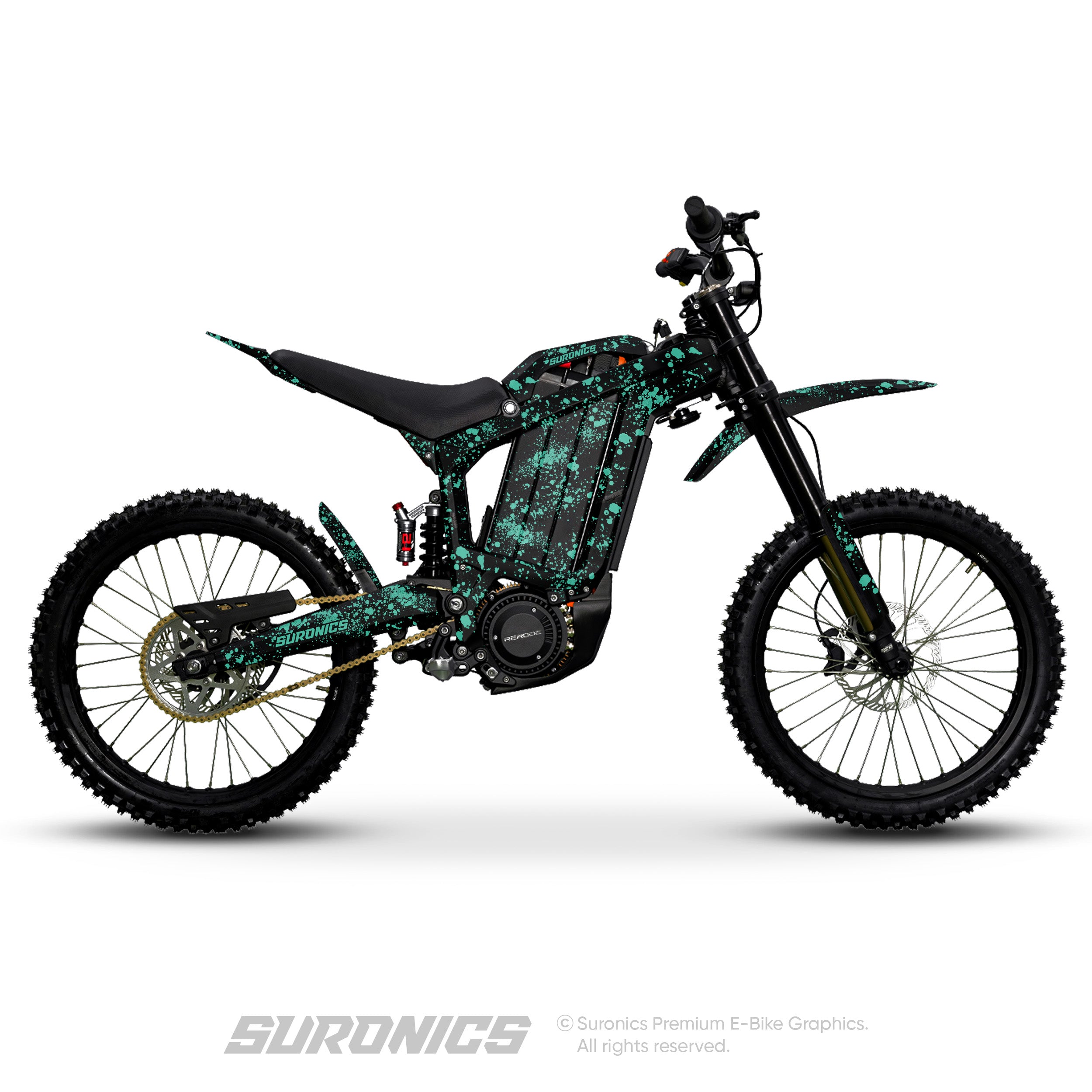 SPLATTER BLACK MINT Rerode R1 Graphics kit