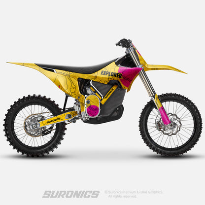 EXPLORER YELLOW MAGENTA Stark Varg Graphics kit