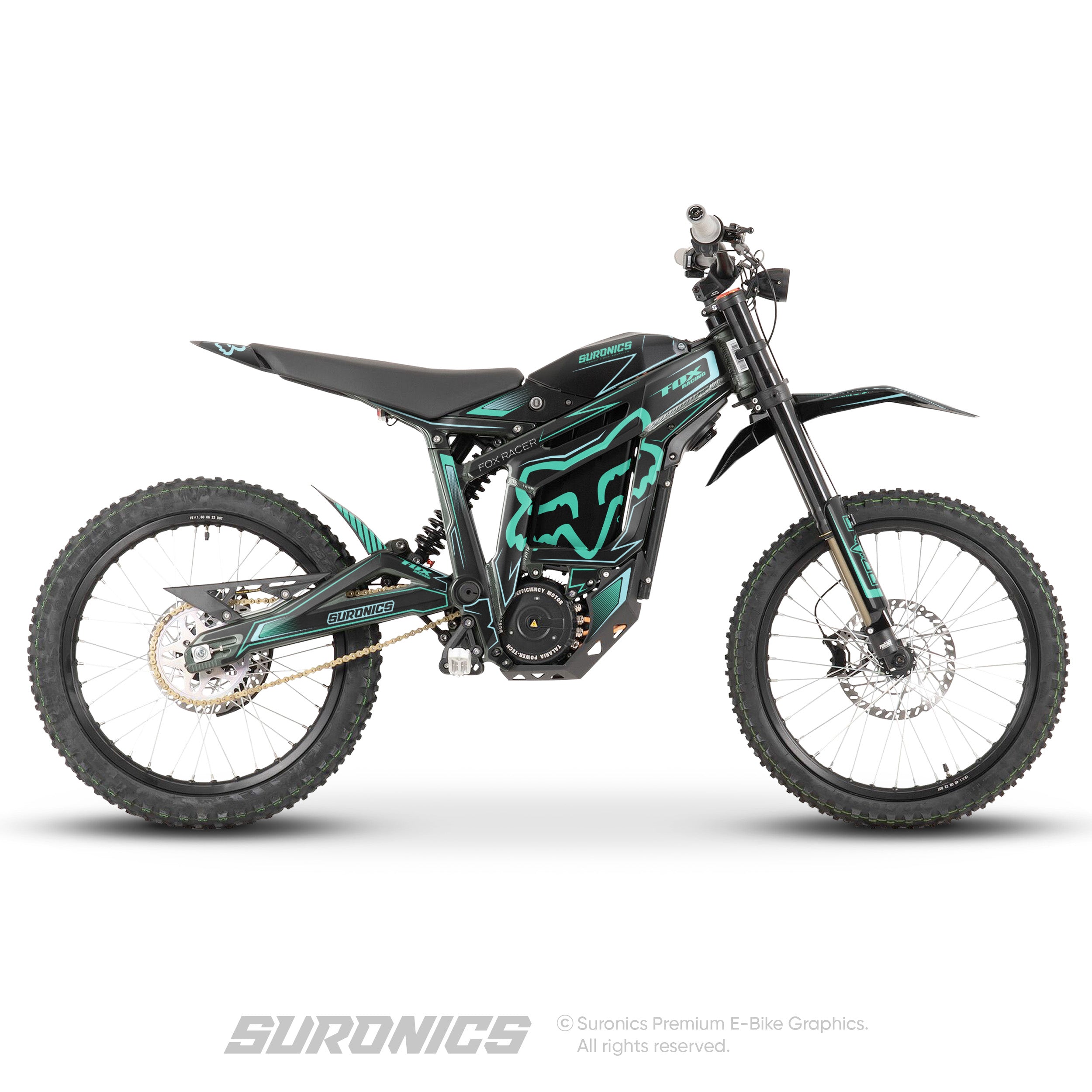 FOX RACER BLACK MINT Talaria Sting MX3 MX4 Graphics kit