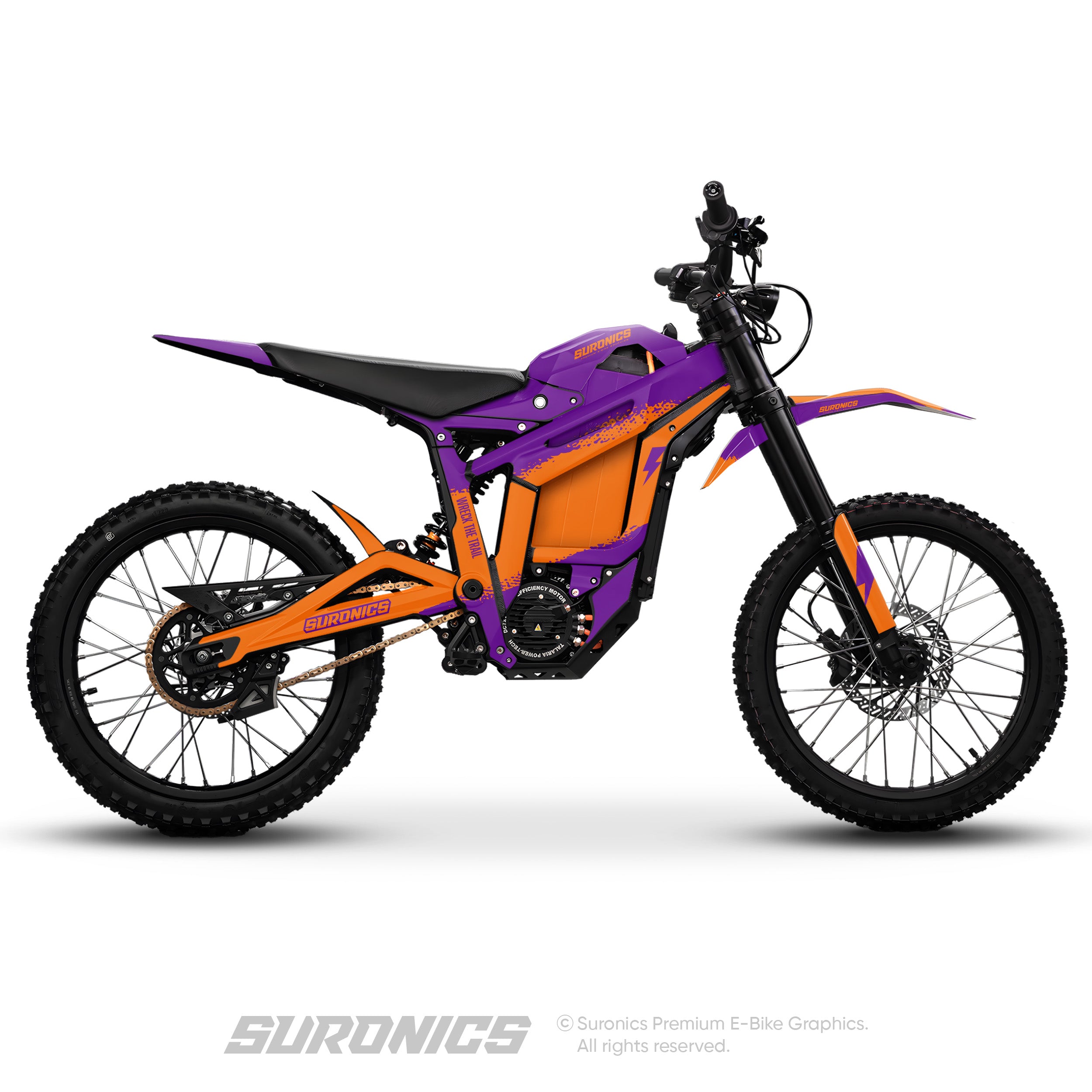 HALF PURPLE ORANGE Talaria Sting MX5 PRO Graphics kit