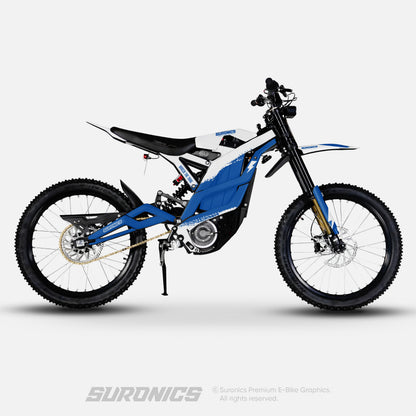 HALF WHITE BLUE 79Bike Falcon PRO / GT / M Graphics kit